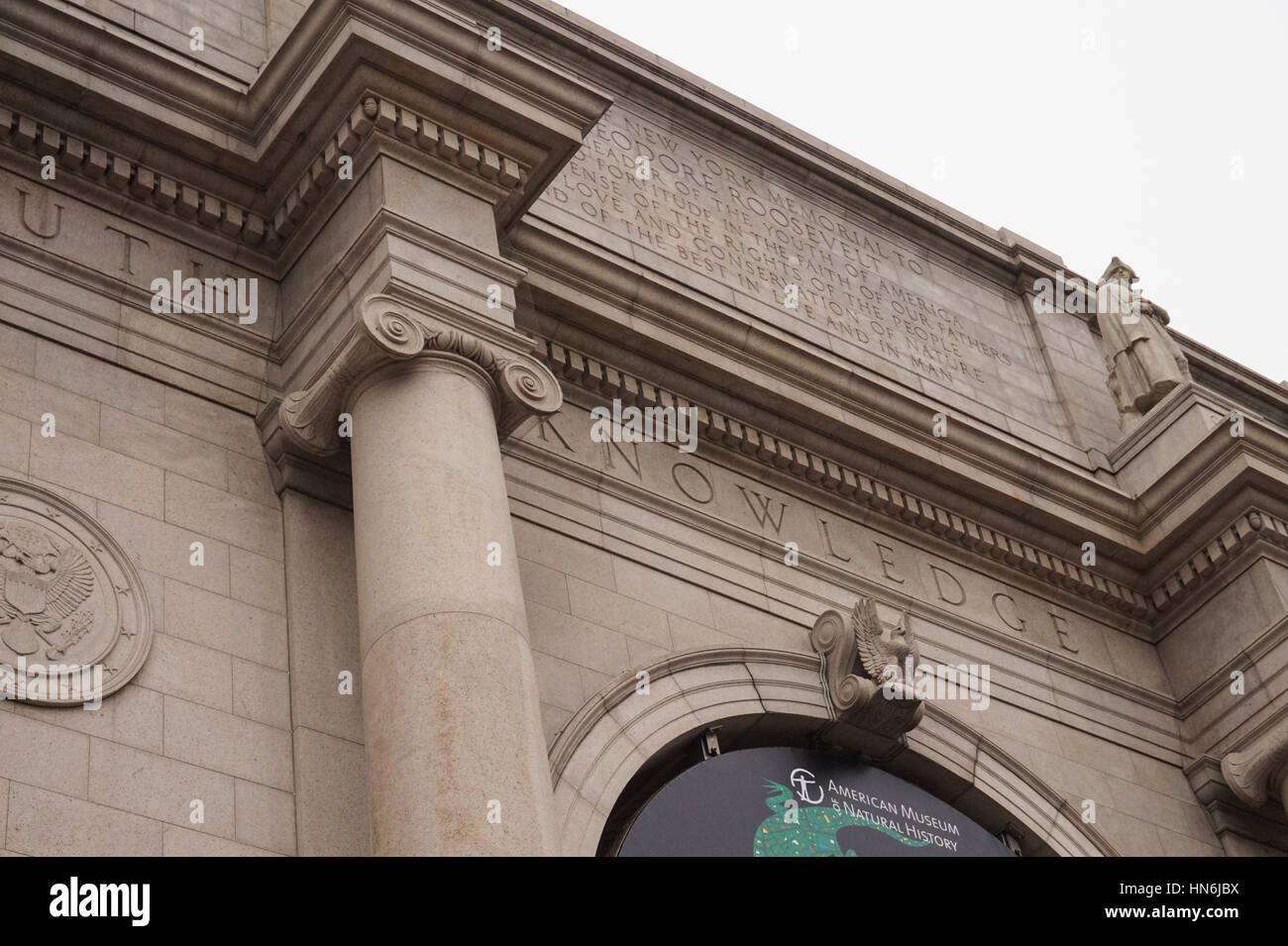 Il Museo Americano di Storia Naturale di New York Foto Stock