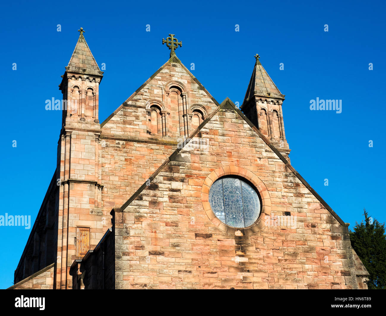 St Margarets RC Memorial Church Home della reliquia della Santa Margherita a Porta Est Dunfermline Fife Scozia Scotland Foto Stock