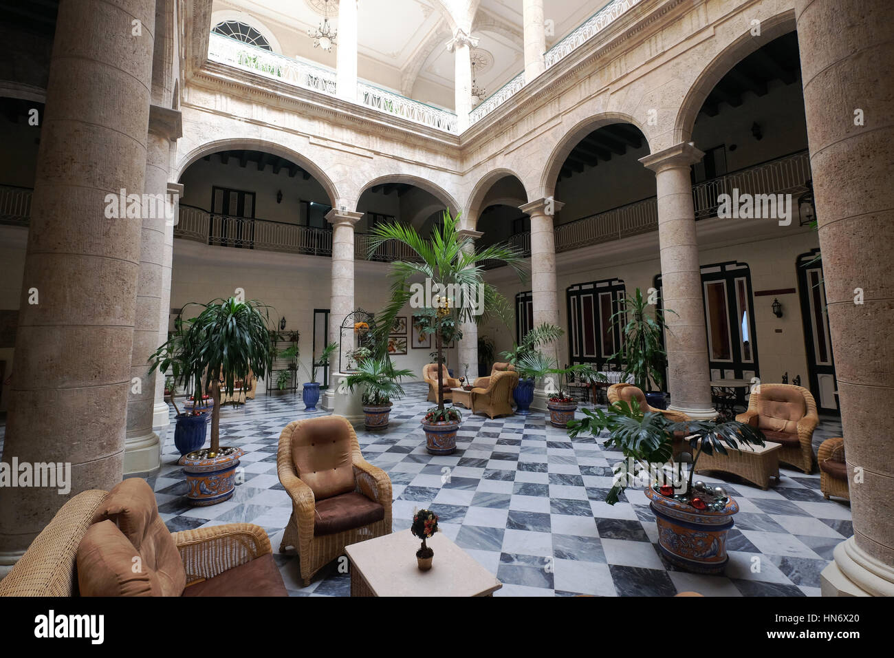 L'Hotel Florida è uno dei più eleganti hotel di piccole dimensioni nella Habana Vieja - Old Havana, Cuba Foto Stock