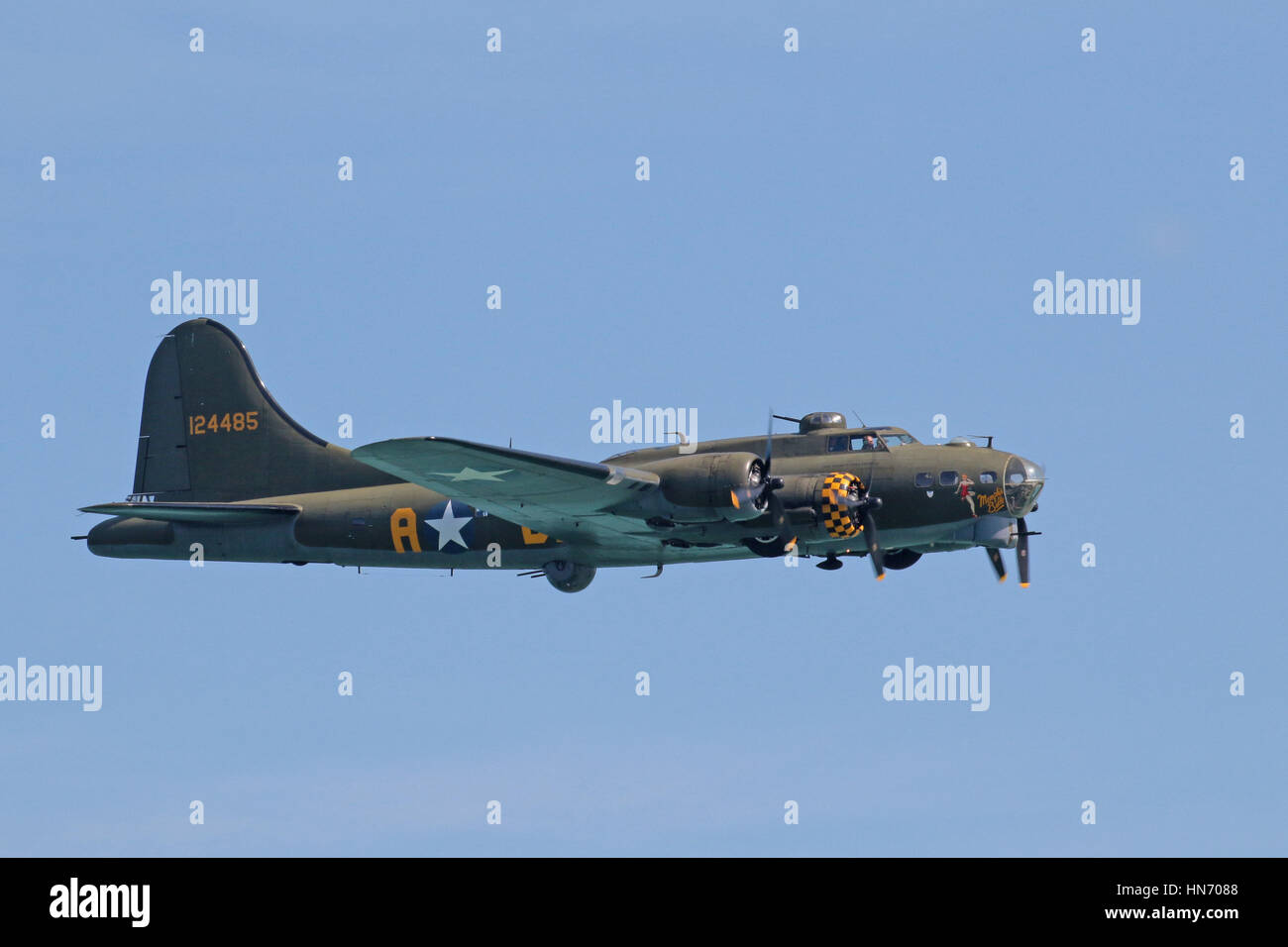 B17 bombardiere flypast aeromobili Foto Stock