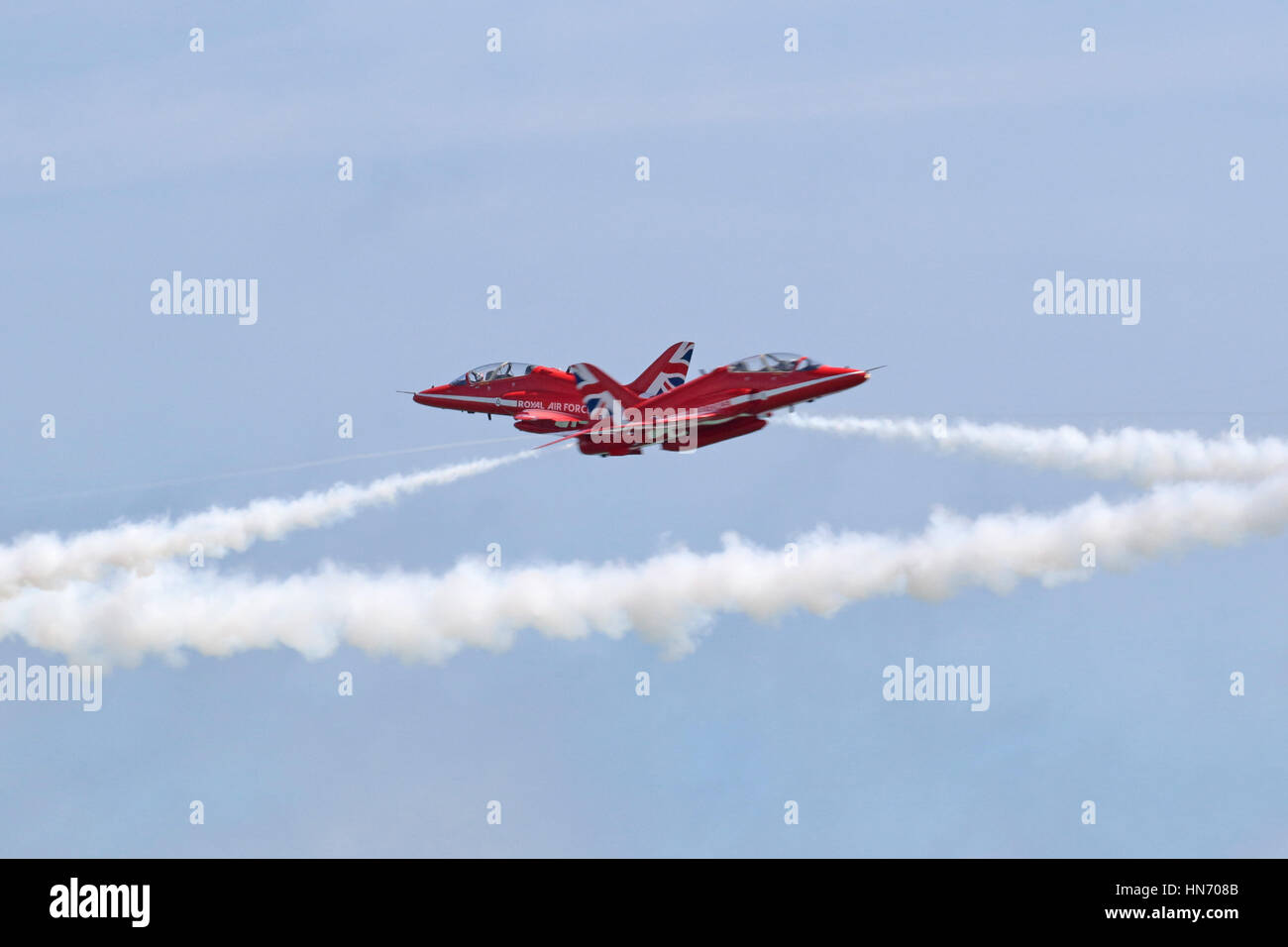 Le frecce rosse crossover Foto Stock