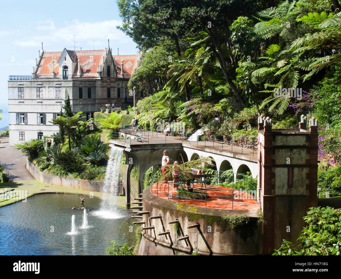 Monte Palace Gardens, Monte, Funchal, Madeira Foto Stock