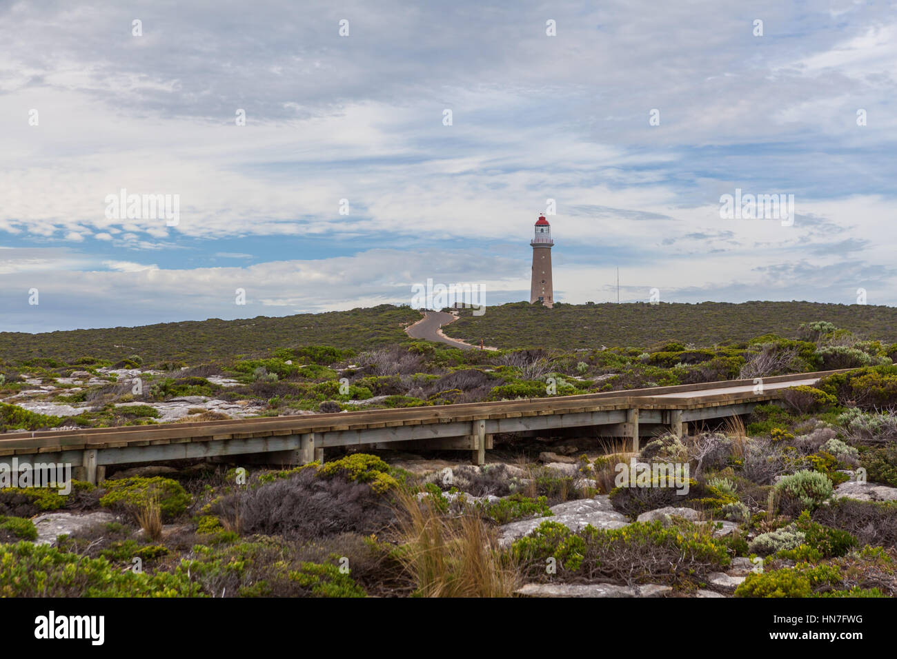 Cape du Couedic lighthouse, Parco Nazionale di Flinders Chase, Kangaroo Island, Sud Australia Foto Stock