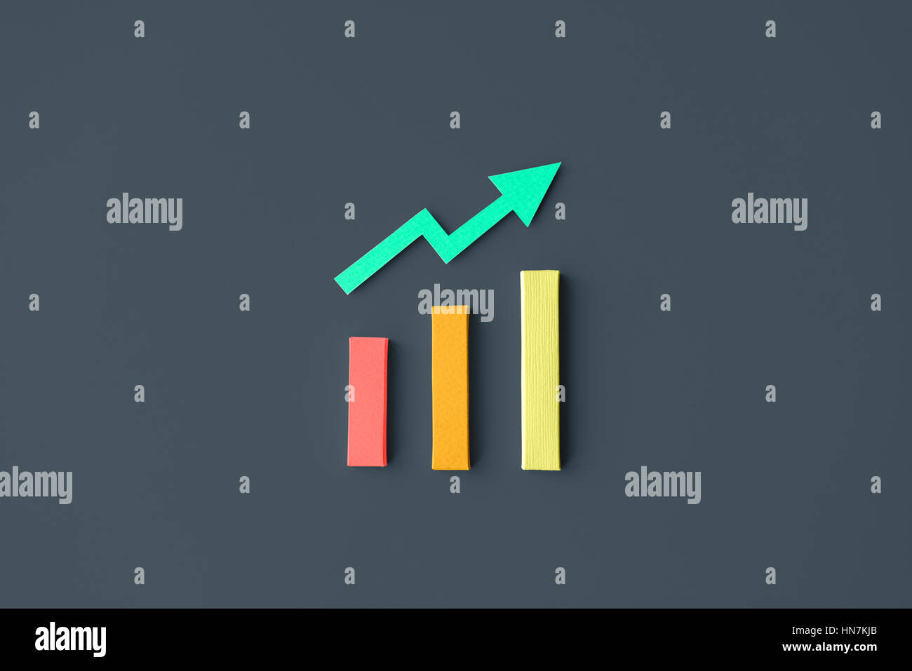 Statistiche Analisi strategia diagramma informazioni Concept Foto Stock