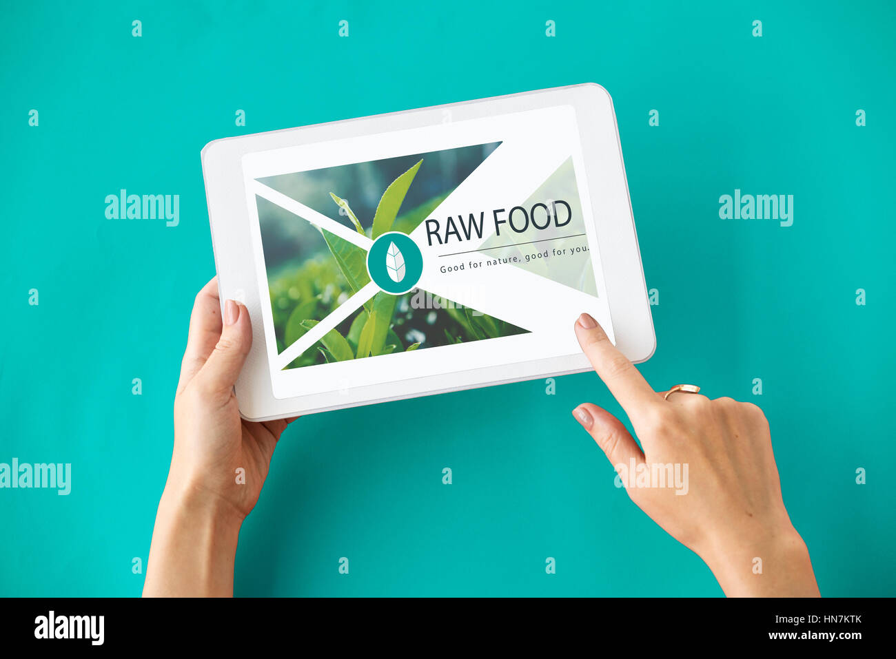 Il cibo fresco stile di vita sano Organic Foto Stock