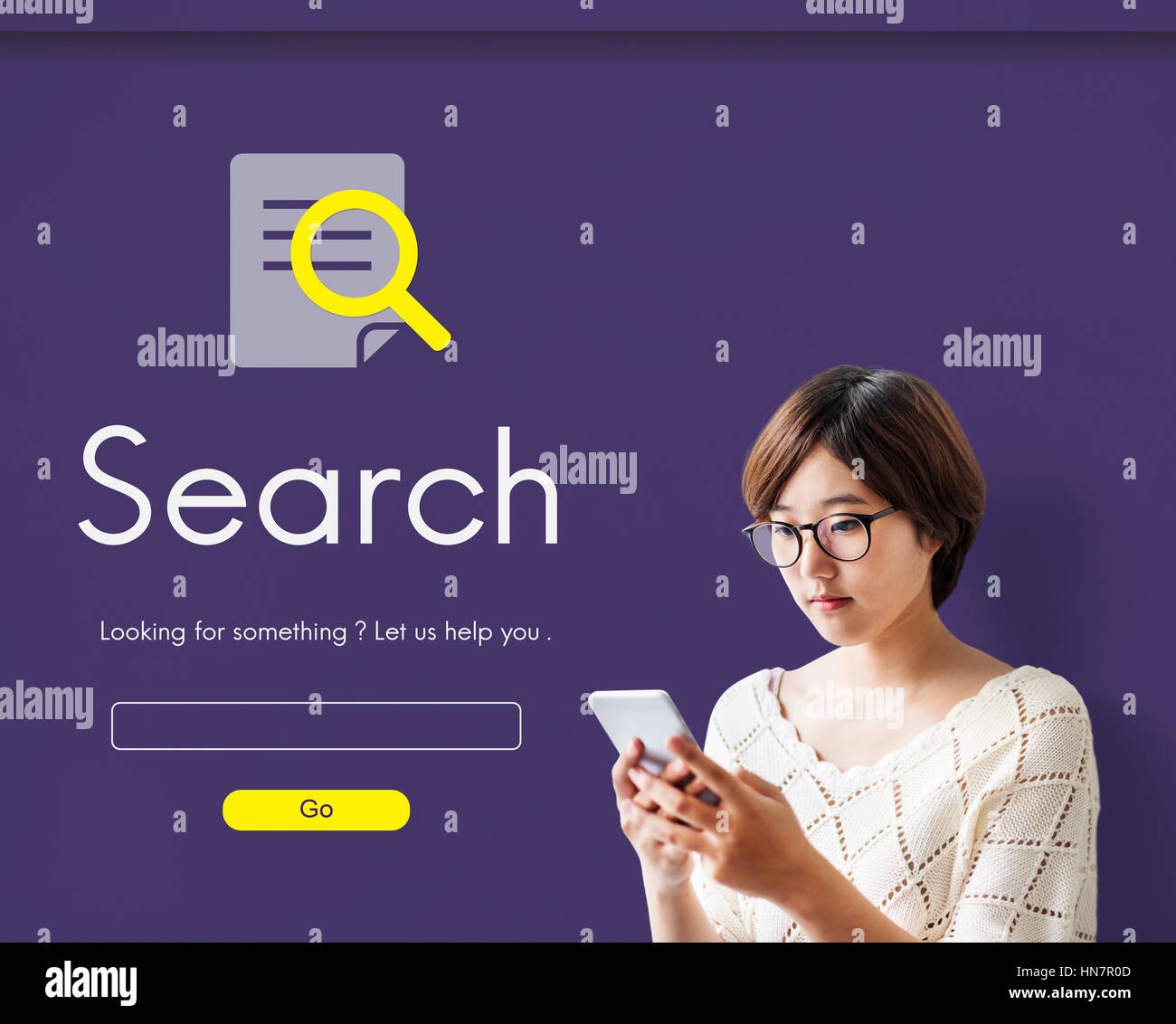 Call Center Hot Line Concetto di informazioni Foto Stock