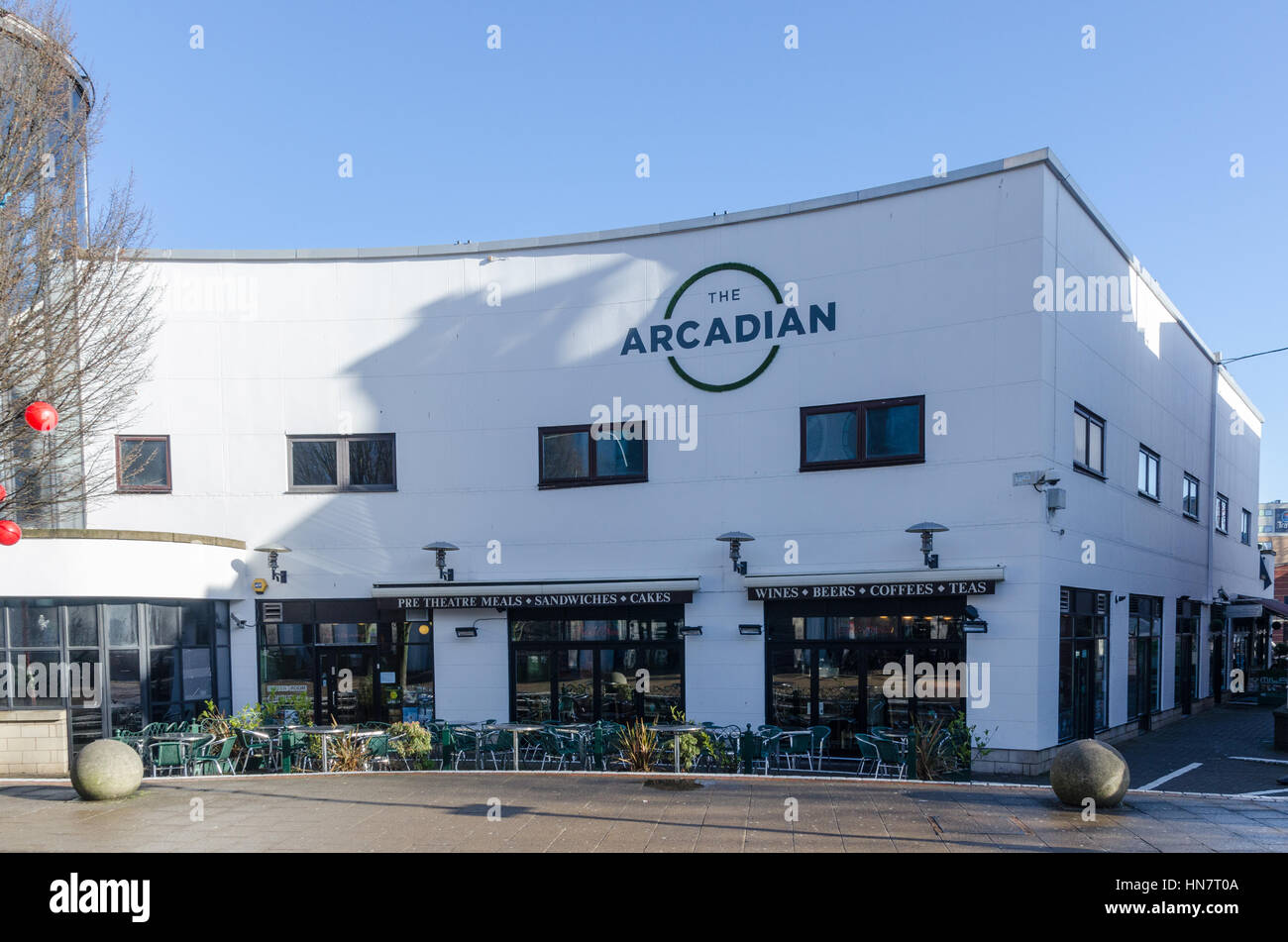 L'Arcadian area di intrattenimento a Birmingham il quartiere cinese Foto Stock