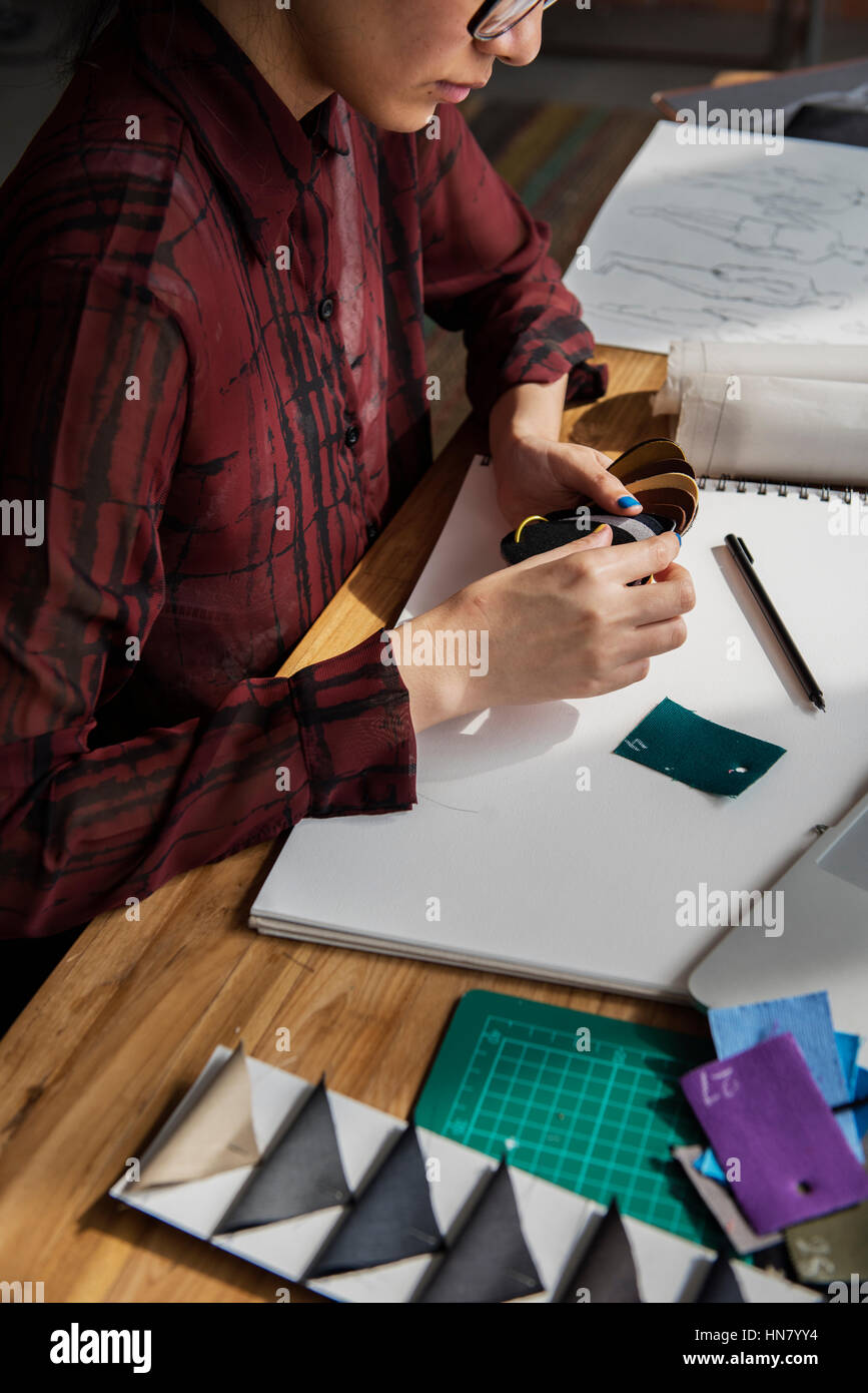 Creative Design vestire moda Concetto elegante Foto Stock