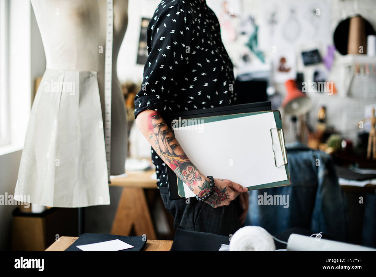 Creative Design vestire moda Concetto elegante Foto Stock