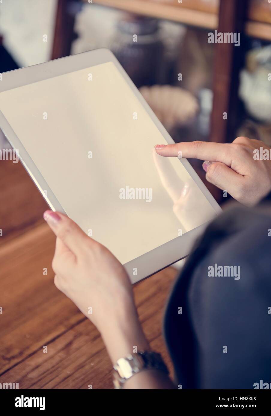 Dispositivo digitale il collegamento Internet tecnologia di rete Foto Stock