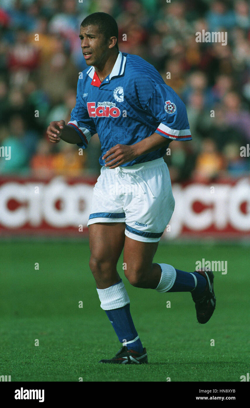 ANDY SCOTT. CARDIFF CITY FC 01 Novembre 1994 Foto Stock