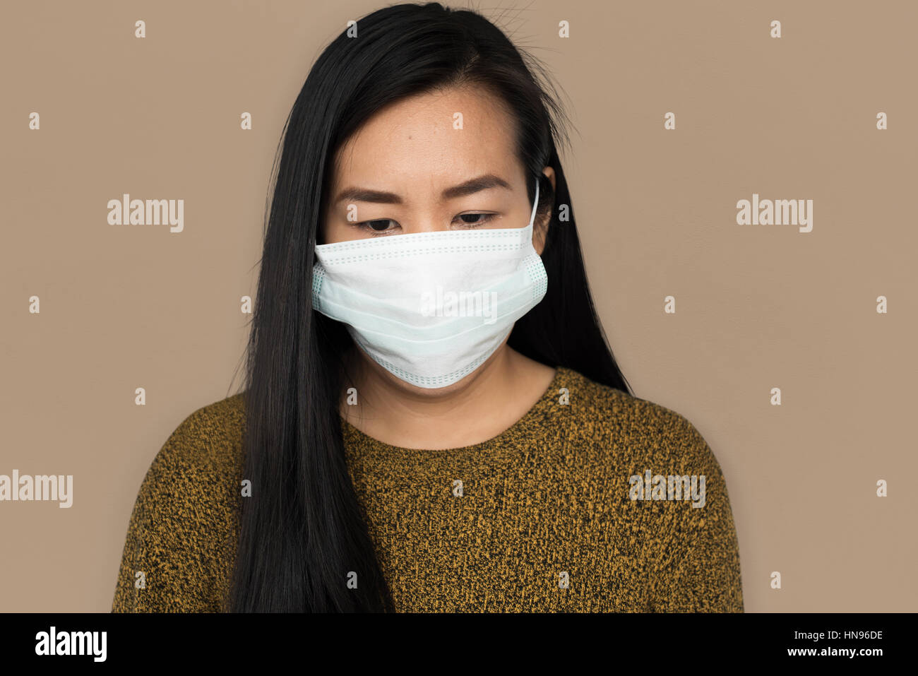 Ha sottolineato il problema guasto malati Stress concetto infelice Foto Stock