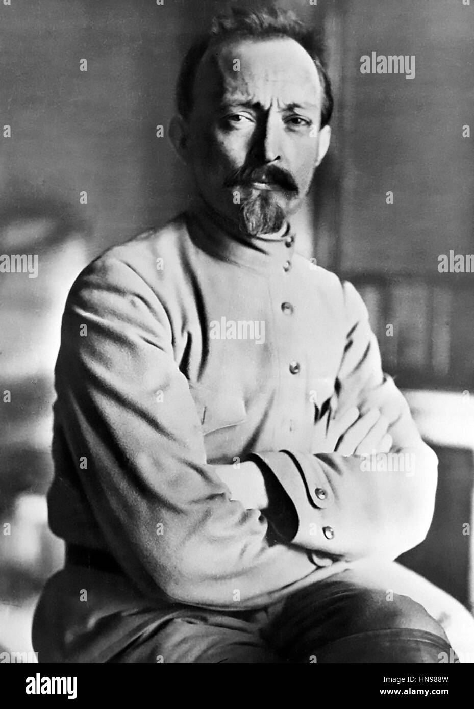 FELIX DZERZHINSKY (1877-1926) rivoluzione bolscevica che fu il primo direttore del Cheka servizio segreto sovietico. Foto SIB 1918 Foto Stock