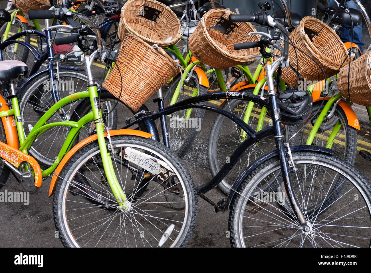 Biciclette Foto Stock