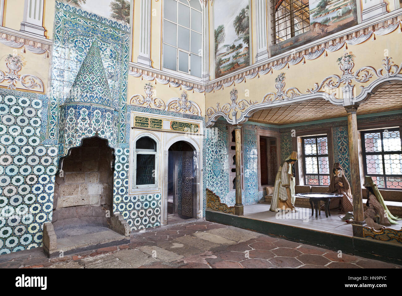 Il Palazzo di Topkapi a Istanbul Foto Stock