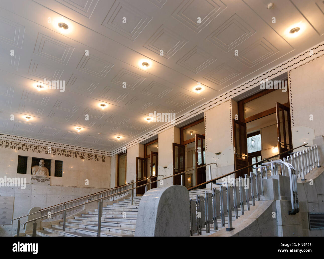 Wien, Vienna, risparmio postale banca; foyer, 01. La Città Vecchia, Wien, Austria Foto Stock