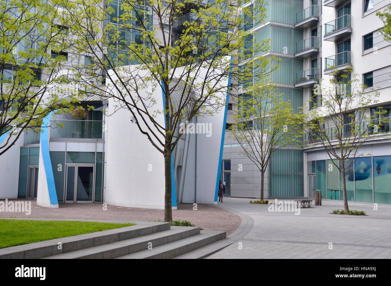 Tabard Square in Southwak SE1, Londra, Regno Unito. Foto Stock