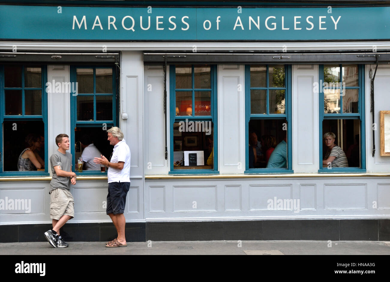 Il marchese di Anglesey pub di Covent Garden di Londra, Regno Unito. Foto Stock