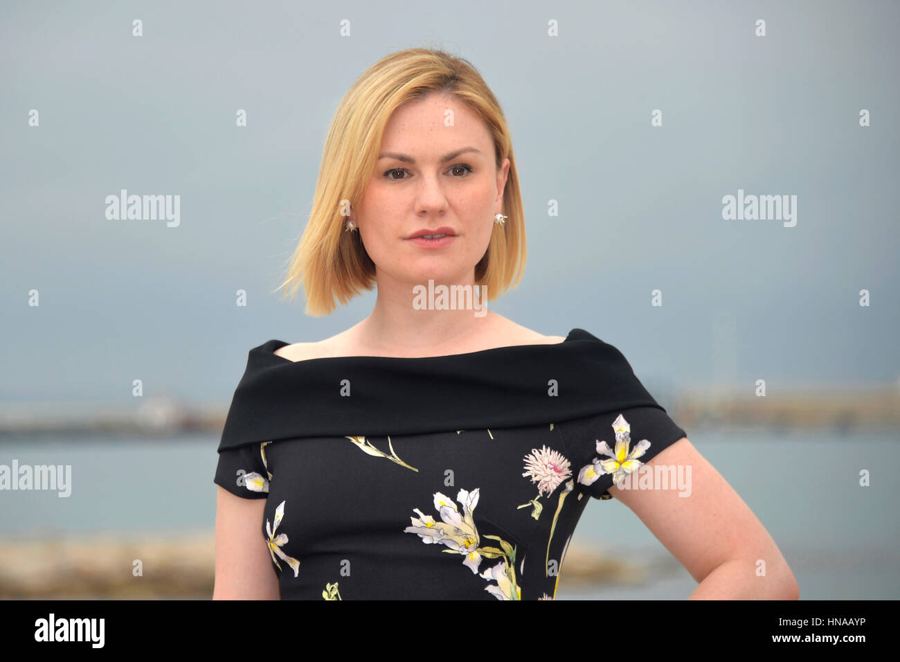 MipTV 2016, televisione internazionale del mercato del programma: Anna Paquin Foto Stock