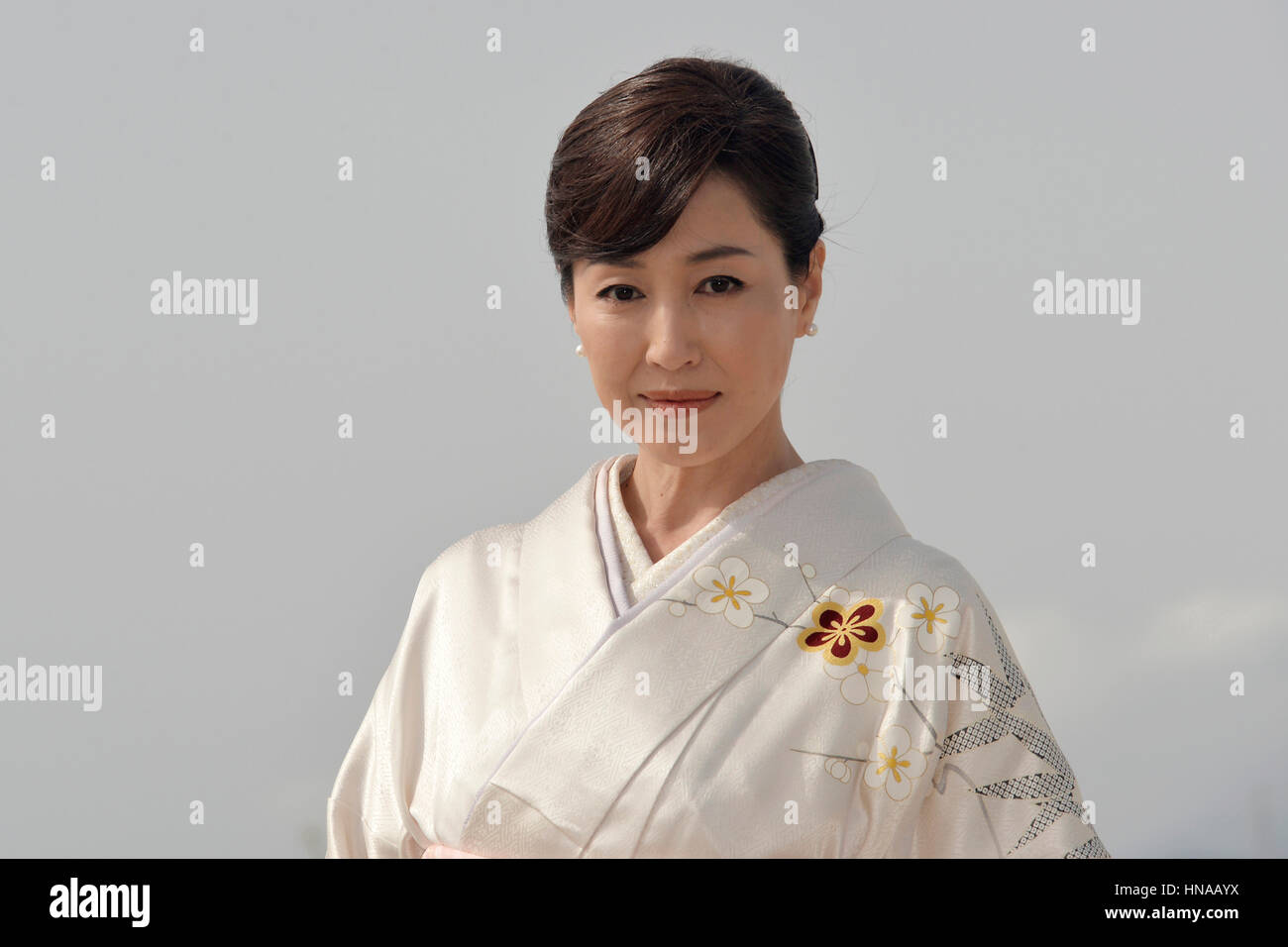 MipTV 2016, televisione internazionale del mercato del programma: Reiko Takashima Foto Stock