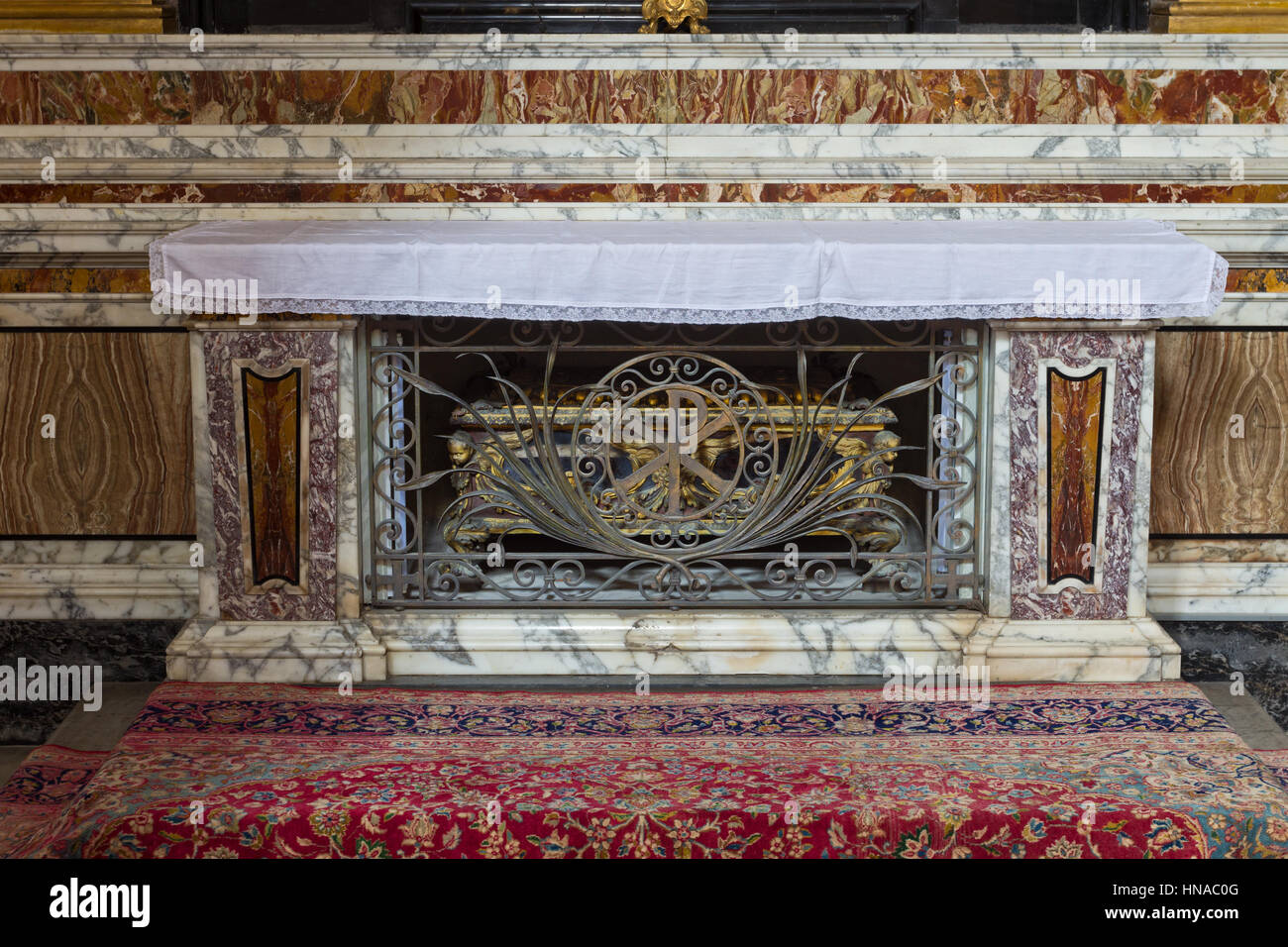 Il Santo Che Subito Il Martirio Della Graticola Il martirio di san lorenzo immagini e fotografie stock ad alta