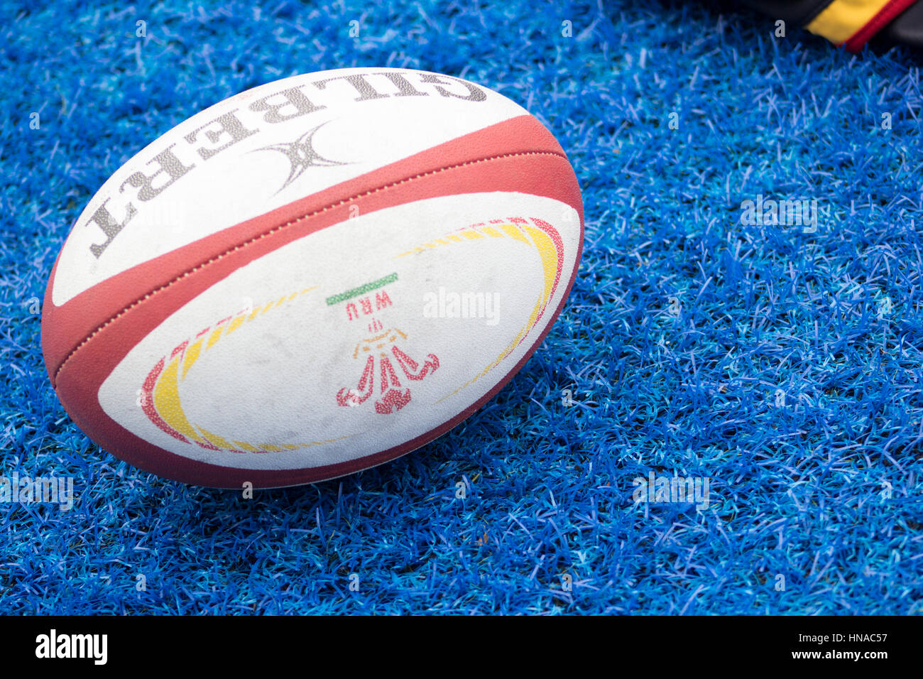 Cardiff, Galles. 10 Febbraio, 2017. Wale donne della squadra di rugby pratica su Cardiff Blue's campo in Cardiff. ©AimeeHerd Freelance Foto Stock