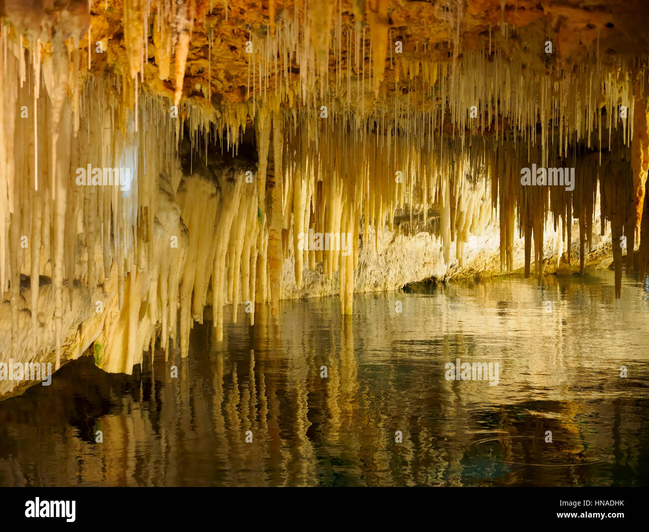 La Grotta dei Cristalli, parrocchia di Hamilton, Bermuda Foto Stock
