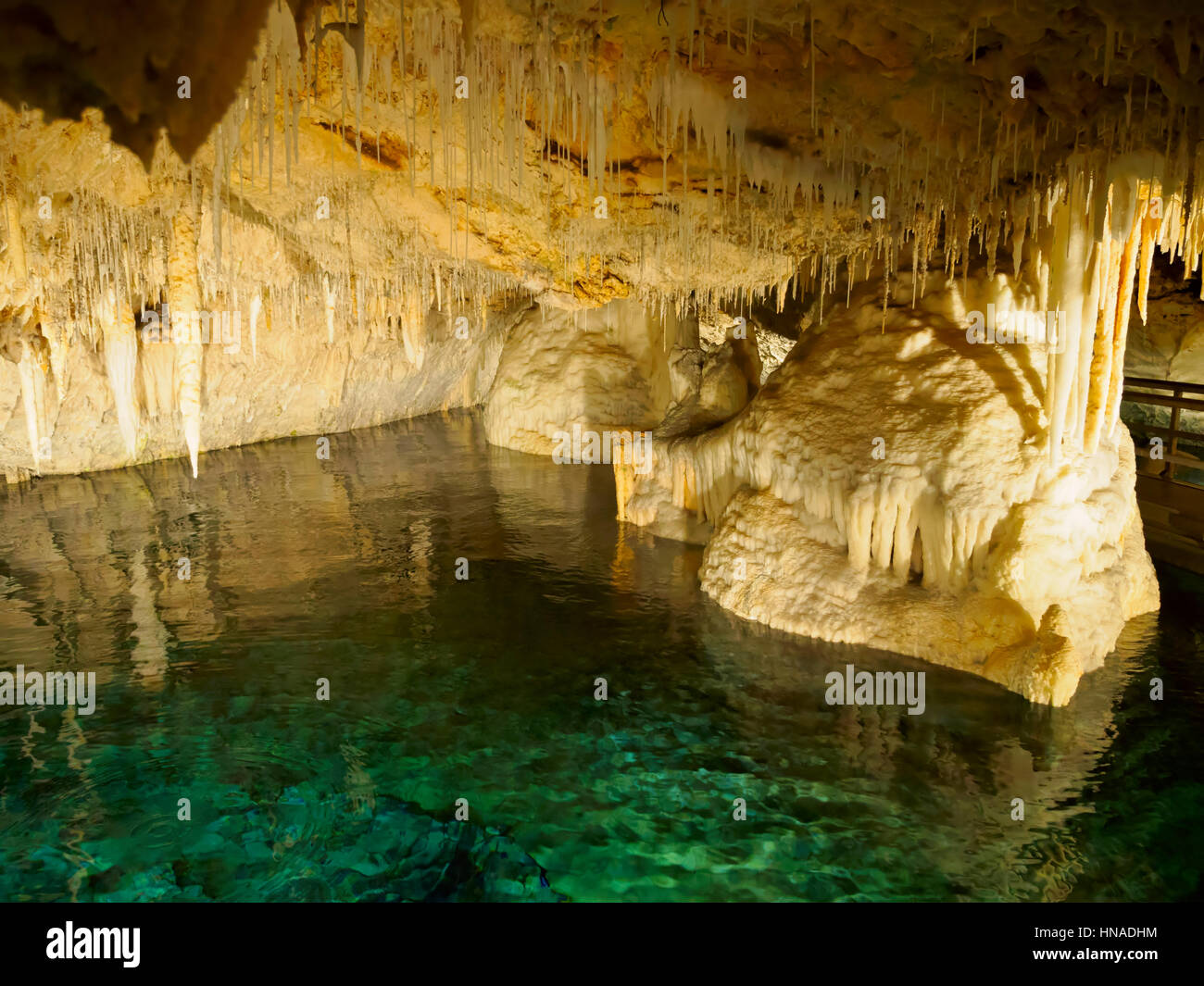 La Grotta dei Cristalli, parrocchia di Hamilton, Bermuda Foto Stock