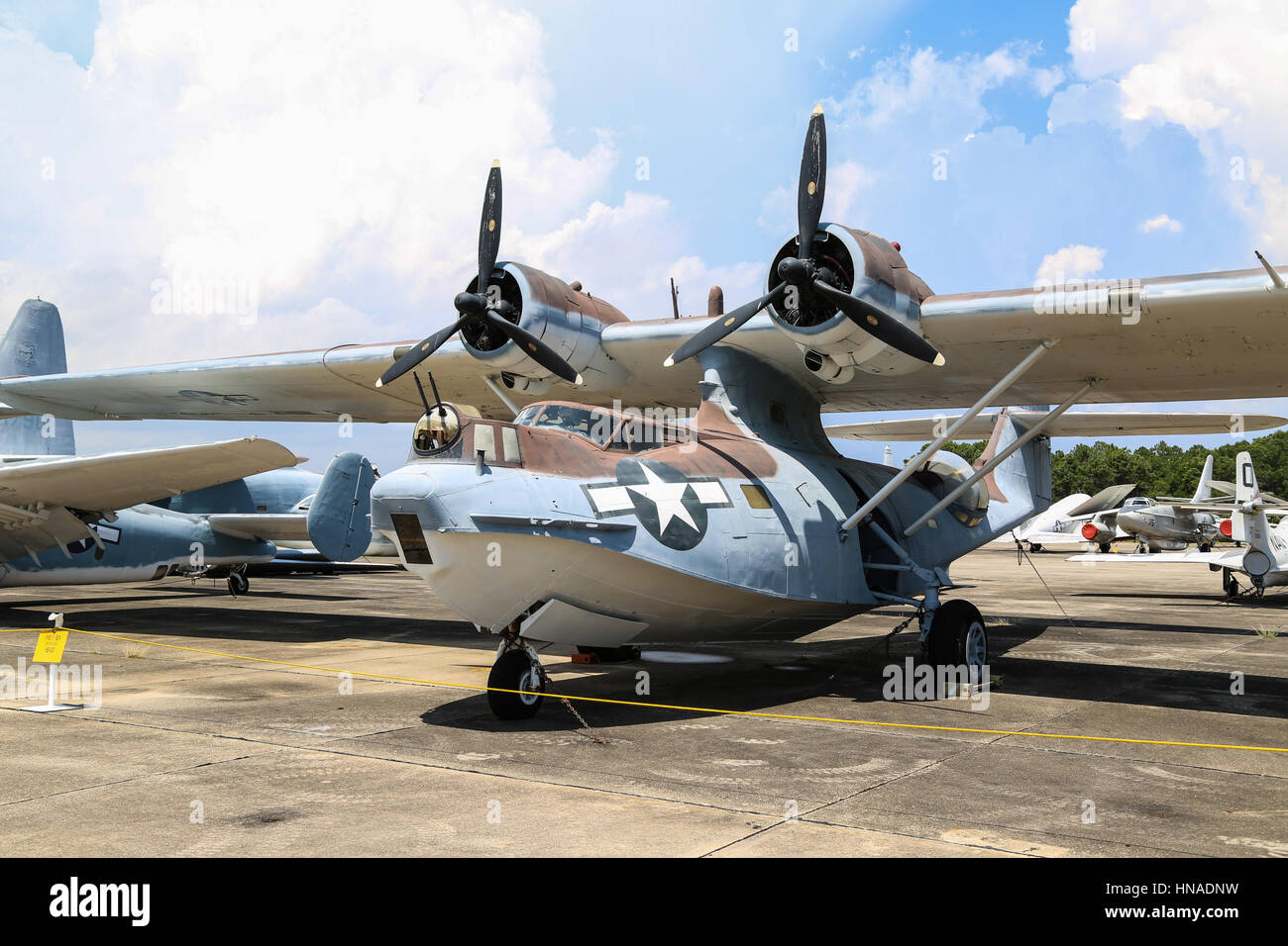 Diritto consolidato costruttiva PBY-5A Catalina Marina piano di mare Foto Stock