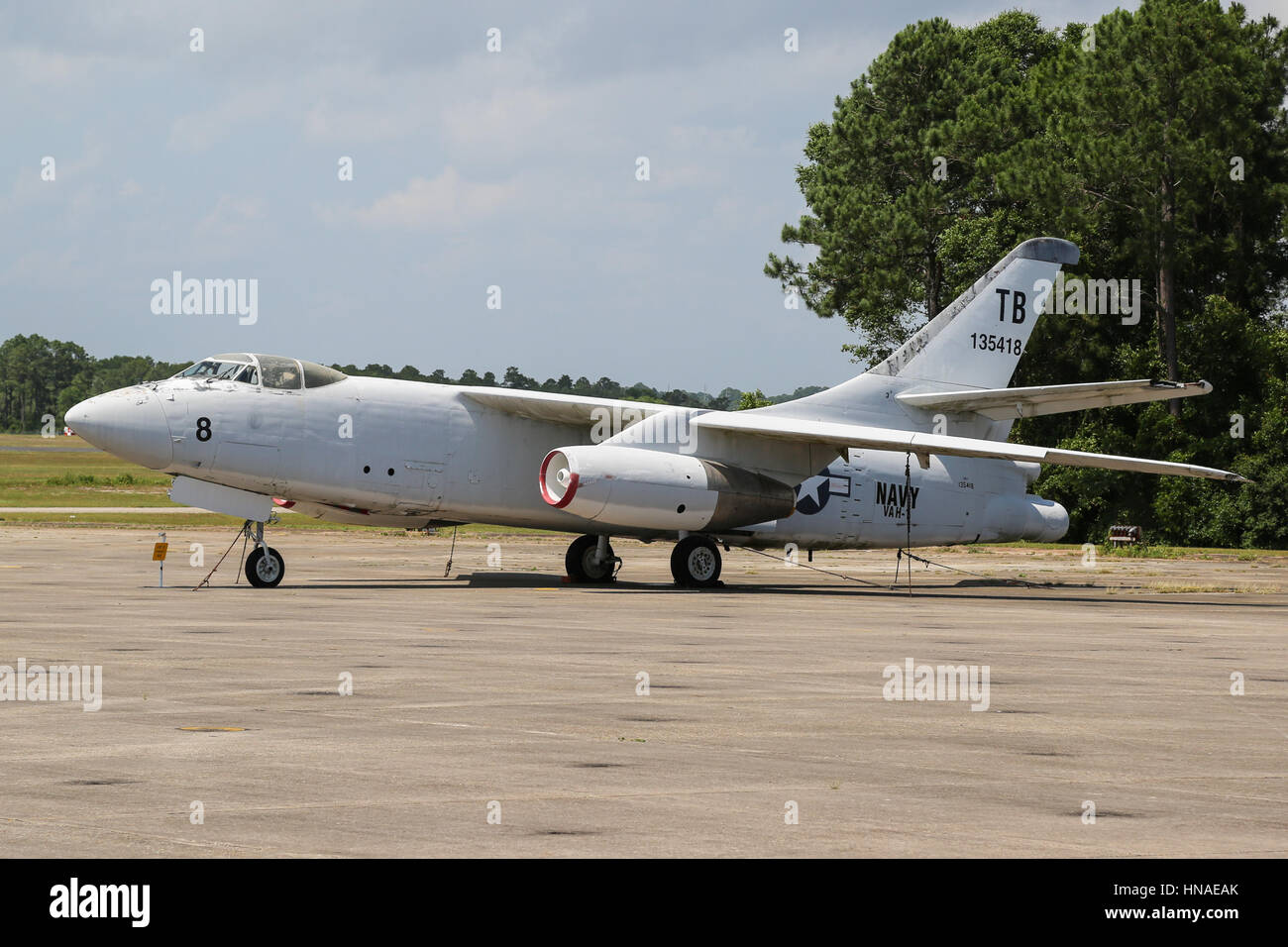 Douglas A-3 Skywarrior - progettato come un bombardiere strategico per US Navy, tra più longevo carrier-based aerei nella storia Foto Stock