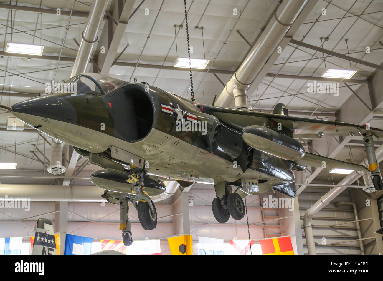 McDonnell Douglas AV-8B Harrier II, Harrier Jump Jet, il jet-powered, attacco aereo, capace di verticale/decollo breve e gli sbarchi (V/STOL) Foto Stock
