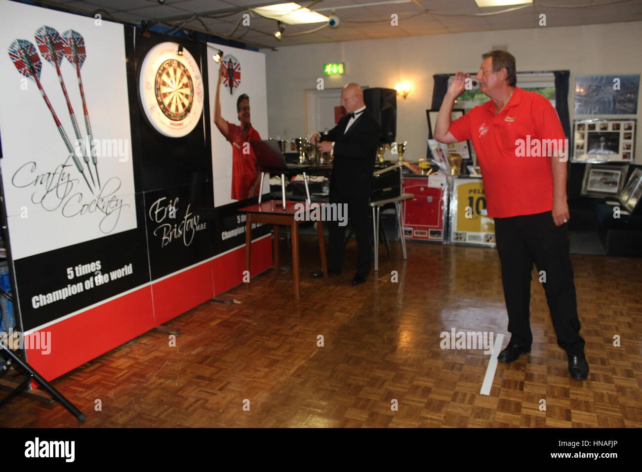 Eric Bristow - Il furbo Cockney Foto Stock