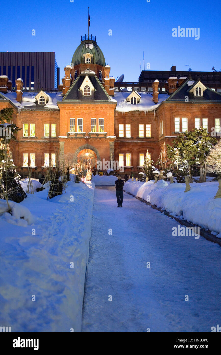 Ex Hokkaido governo,Sapporo, Hokkaido, Giappone Foto Stock