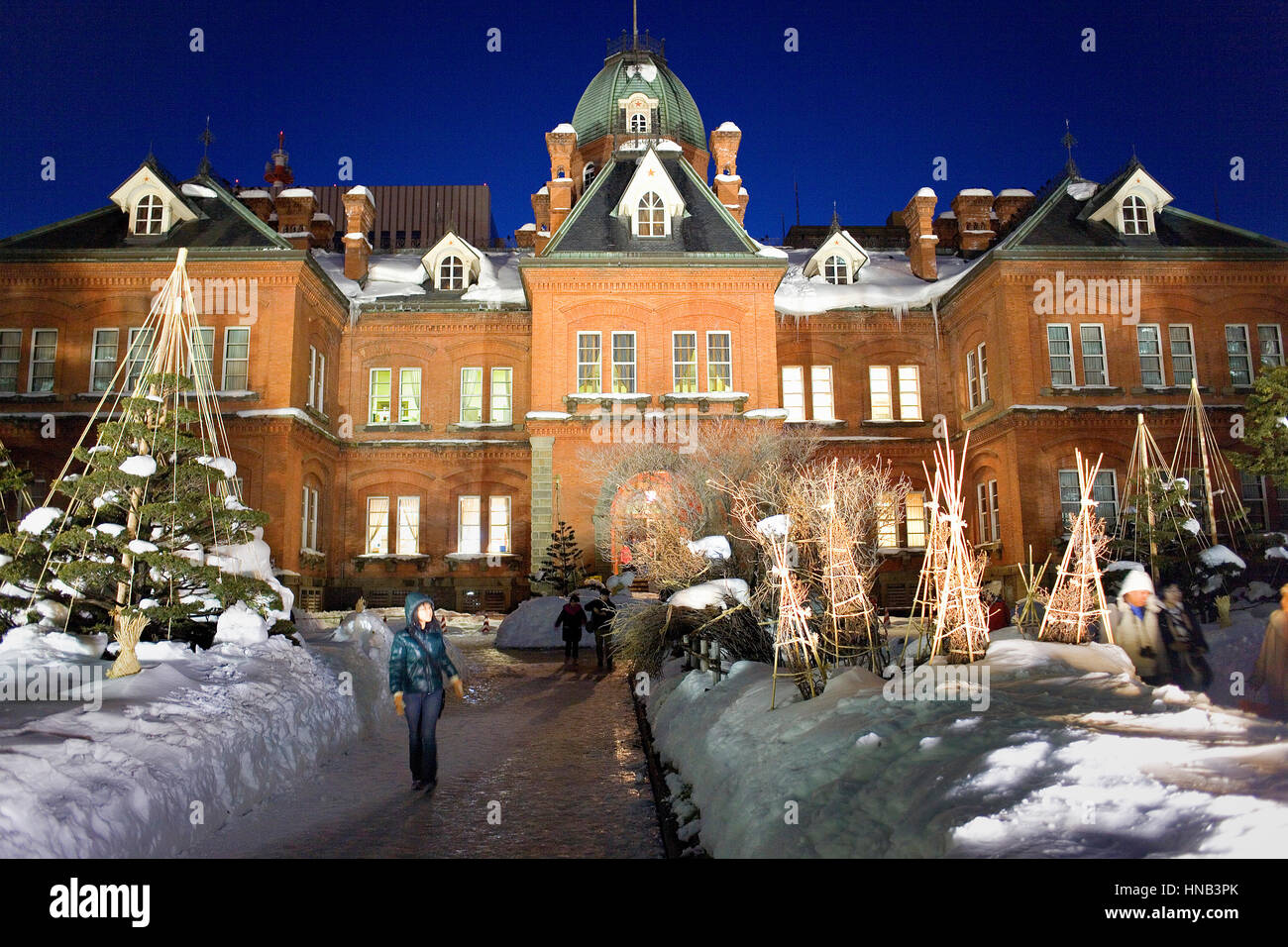 Ex Hokkaido governo,Sapporo, Hokkaido, Giappone Foto Stock