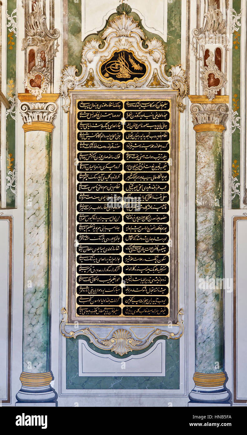 Il Palazzo di Topkapi a Istanbul Foto Stock