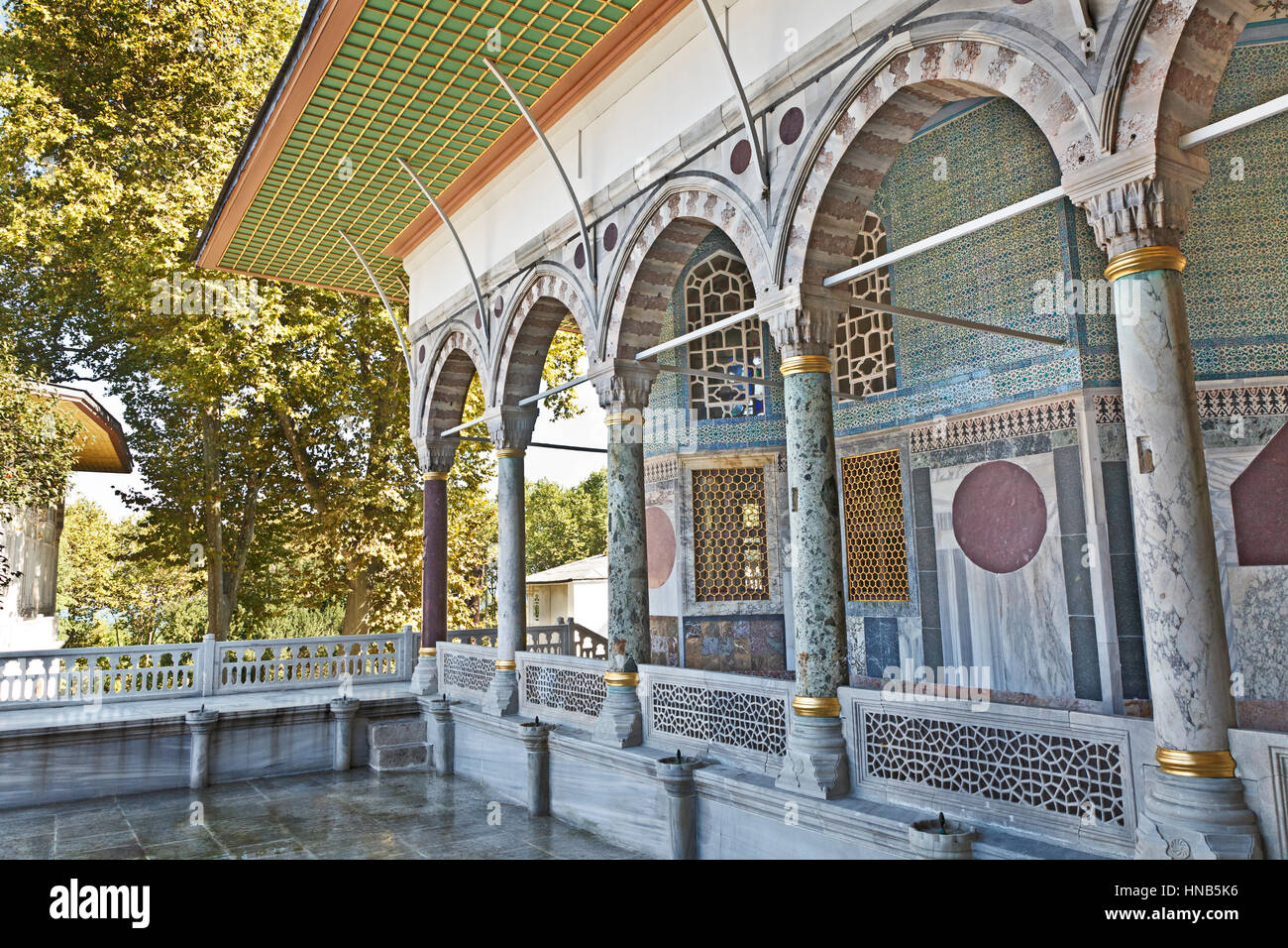 Il Palazzo di Topkapi a Istanbul Foto Stock