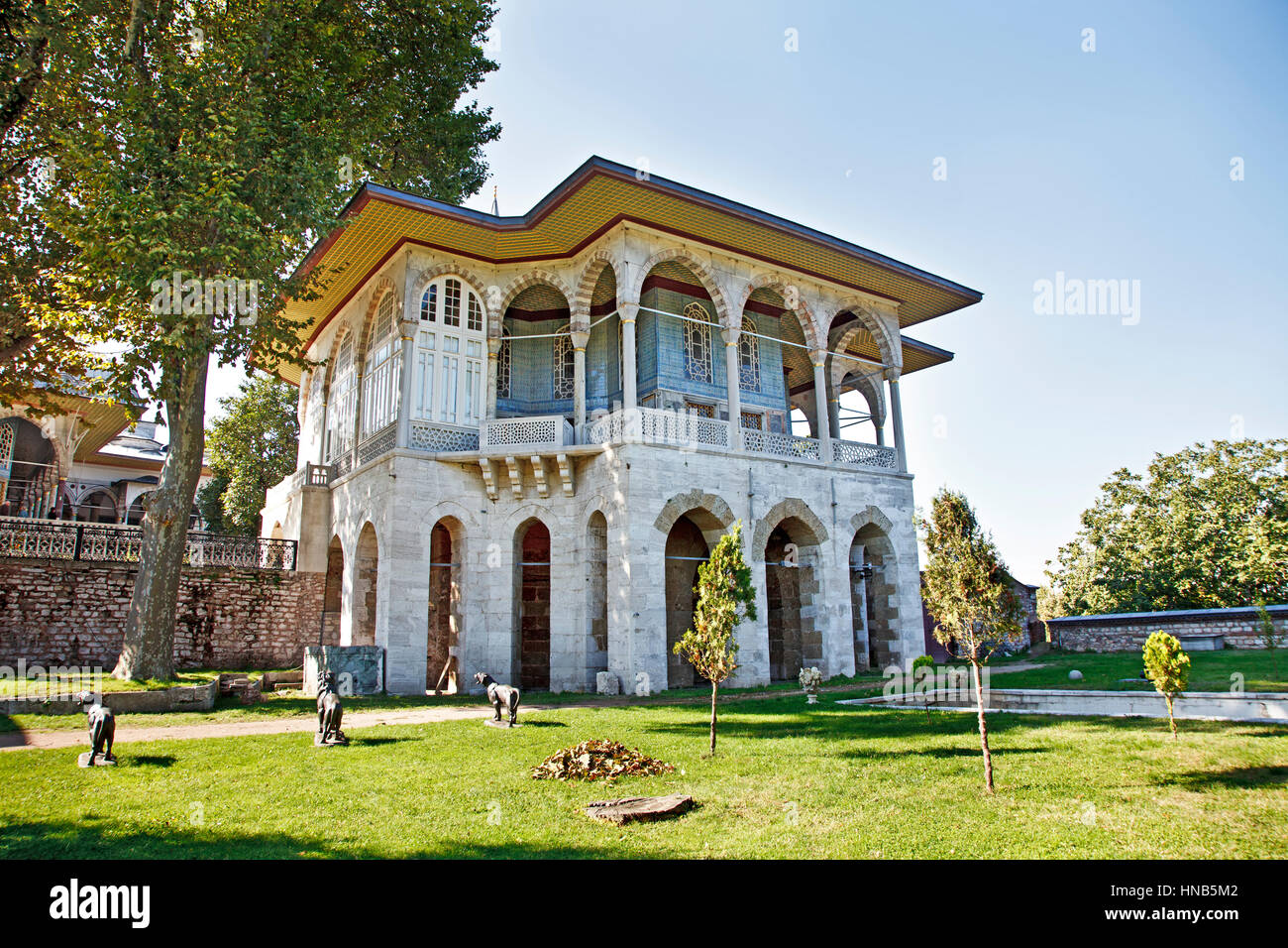 Il Palazzo di Topkapi a Istanbul Foto Stock