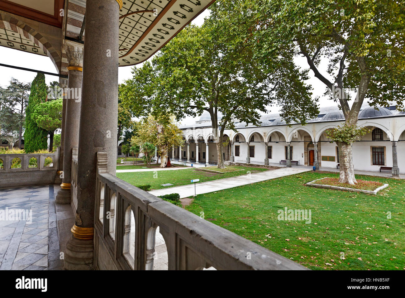 Il Palazzo di Topkapi a Istanbul Foto Stock