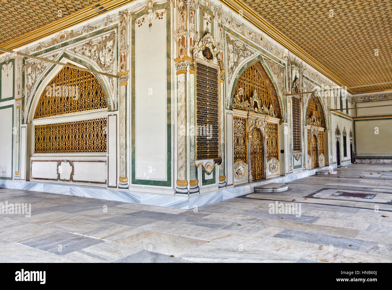 Il Palazzo di Topkapi a Istanbul Foto Stock