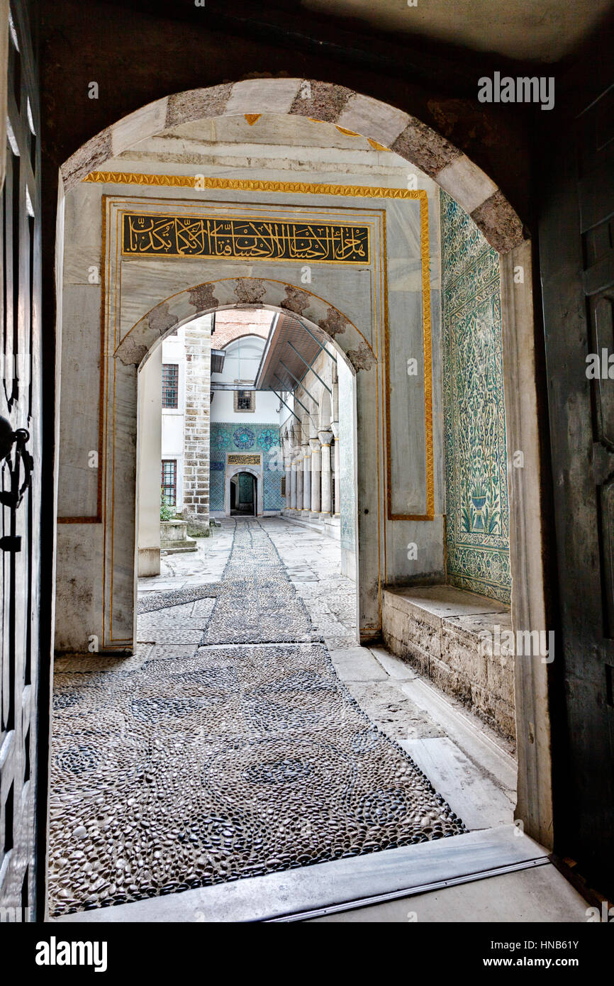 Il Palazzo di Topkapi a Istanbul Foto Stock