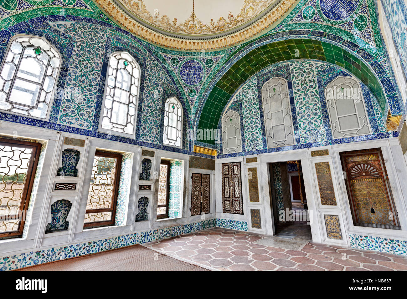 Il Palazzo di Topkapi a Istanbul Foto Stock
