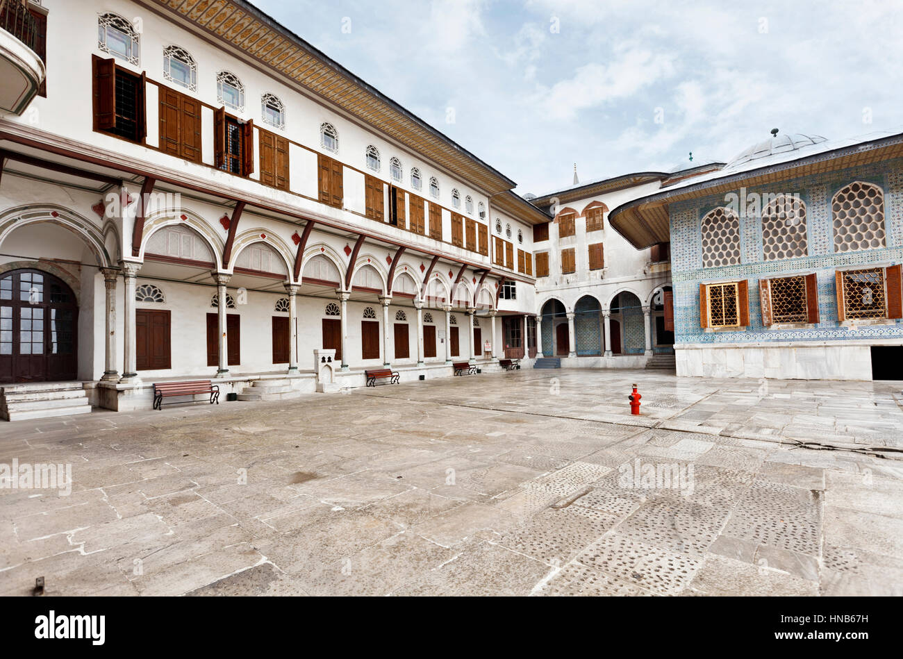 Il Palazzo di Topkapi a Istanbul Foto Stock