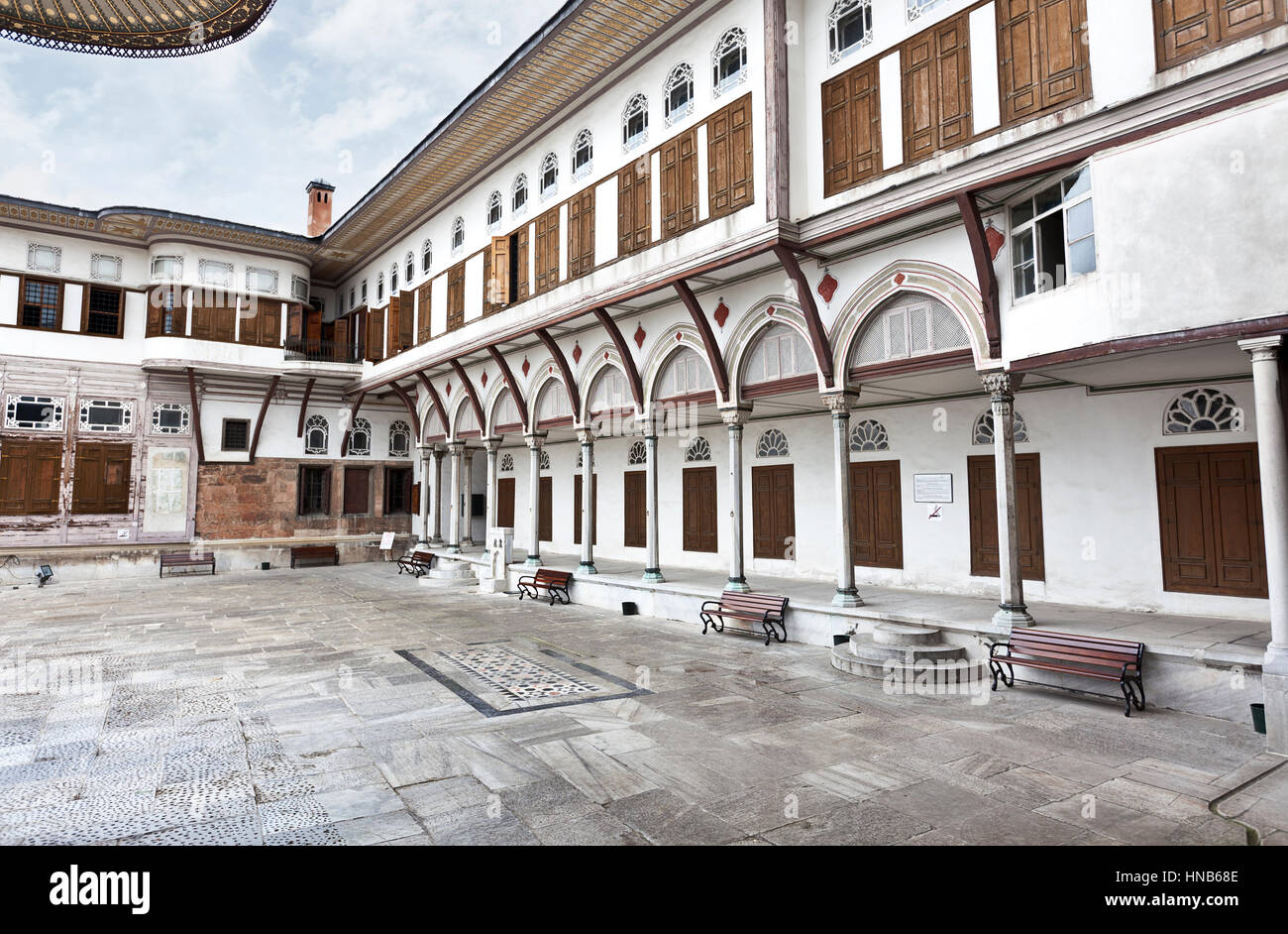 Il Palazzo di Topkapi a Istanbul Foto Stock