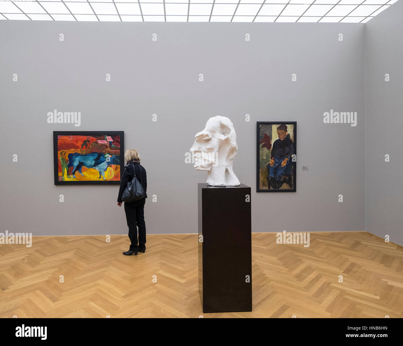 Interno del Albertinum Art Museum di Dresda Germania Foto Stock