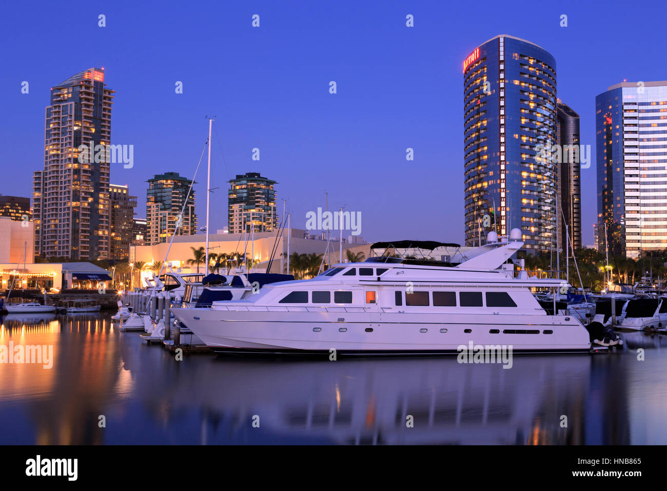 Embarcadero Marina, San Diego, California, Stati Uniti d'America Foto Stock