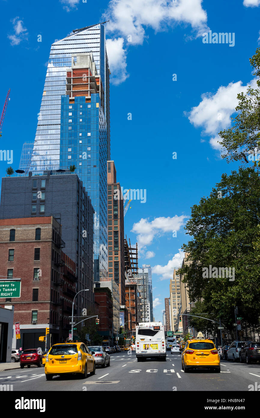 New York per le strade delle città. Manhattan. New York. Stati Uniti d'America. Foto Stock