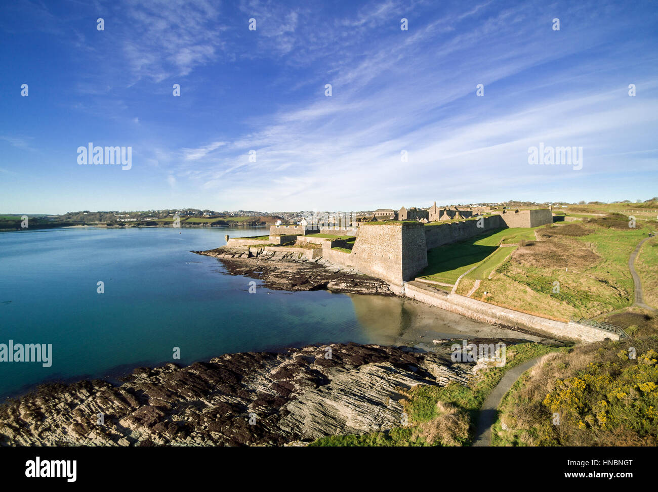 Charles Fort, Kinsale, County Cork, Munster, Irlanda Foto Stock