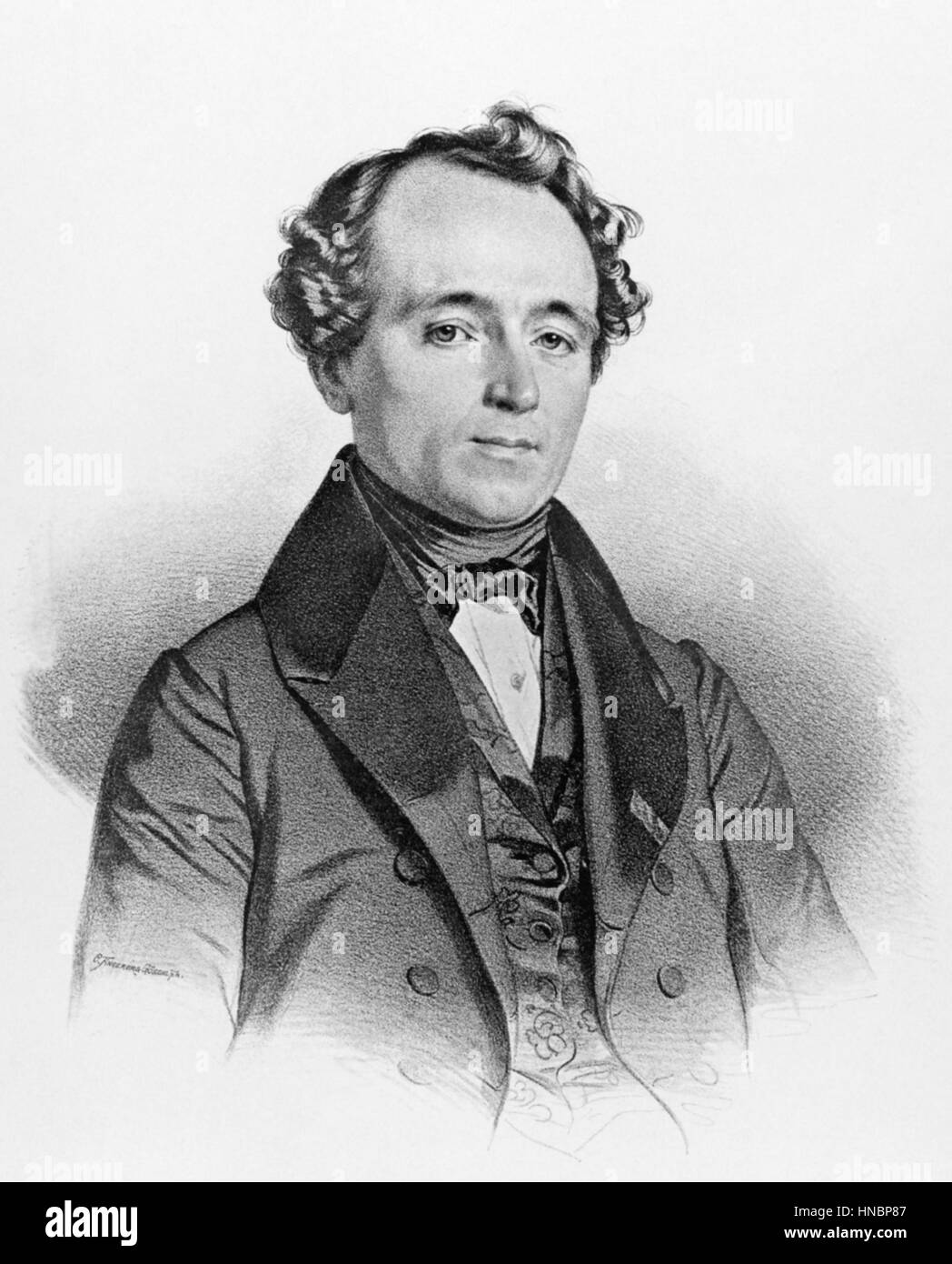 JEAN-BAPTISTE DUMAS 01 Gennaio 1840 Foto Stock