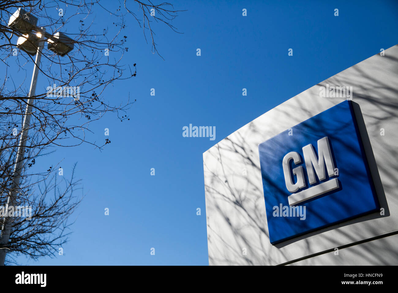 Un logo segno esterno della General Motors (GM) Austin IT Innovation Centre di Austin, in Texas, il 28 gennaio 2017. Foto Stock