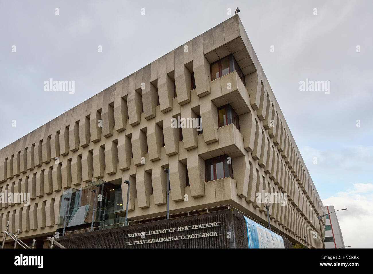 Biblioteca nazionale della Nuova Zelanda, Wellington, Nuova Zelanda Foto Stock